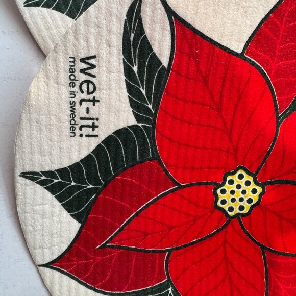 Wet-It! Swedish Treasures Round  Dishcloth & Cleaning Cloth -Set of 2 - Picture 3 of 3